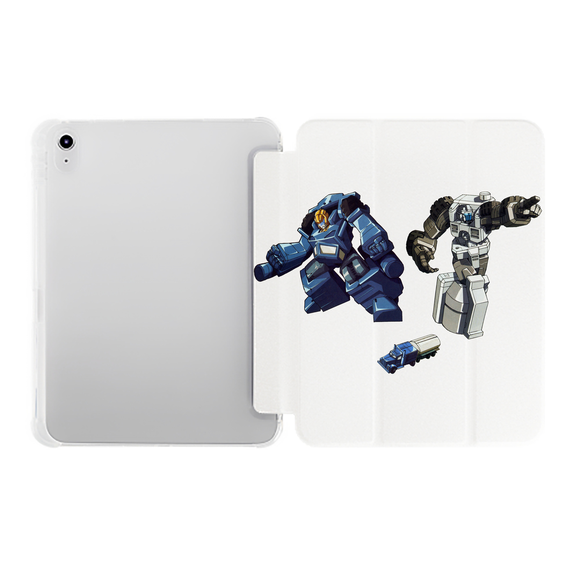 （画像用）  IPad ケース ペン収納付き 三つ折りスタンド PUレザー×シリコン 対応機種9.5/10.5/10.9インチ
